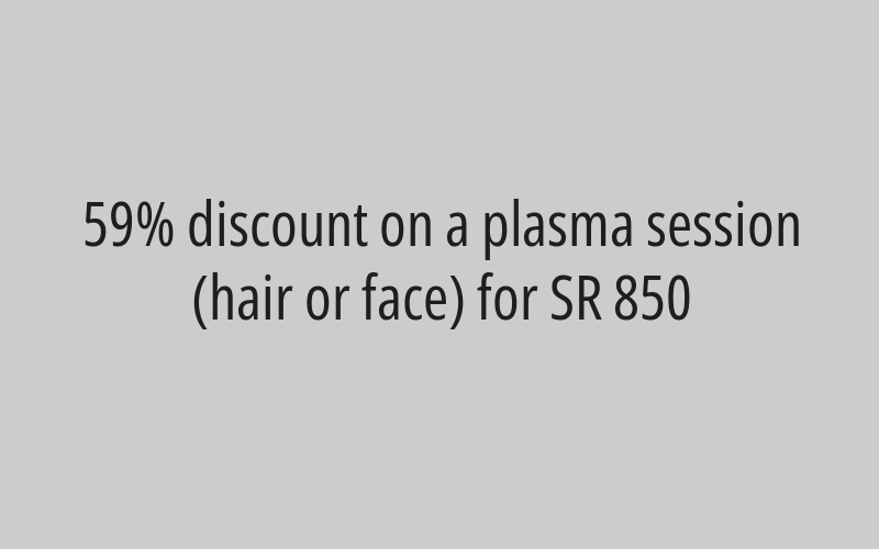 42% discount on full body laser with frills  for SR 600