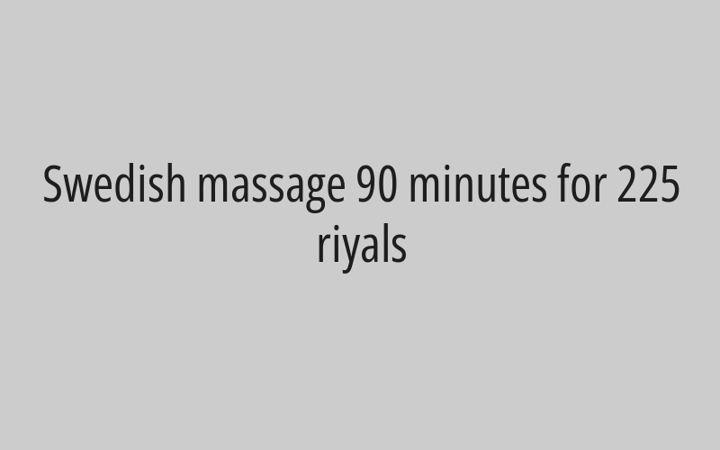 Reflexology massage 40 minutes for 160 riyals