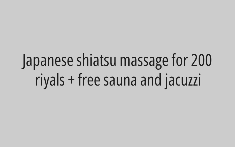 Thai massage + classic Moroccan bath for 250 riyals