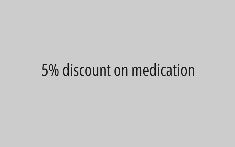 5% discount on medication