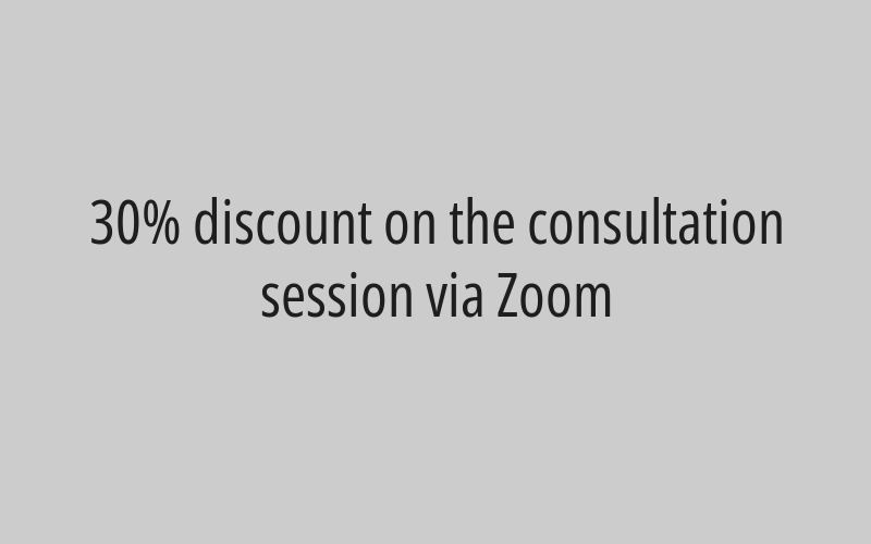 30% discount on the consultation session via phone call