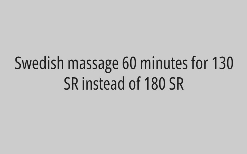Massage and a Moroccan bath for an hour and a half for 199 SR instead of 300 SR