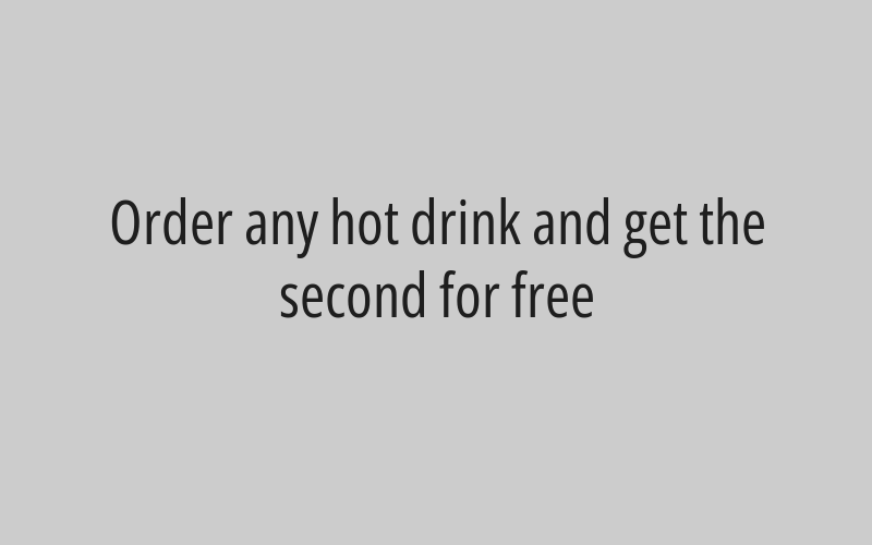 Order a hookah and get the second for free