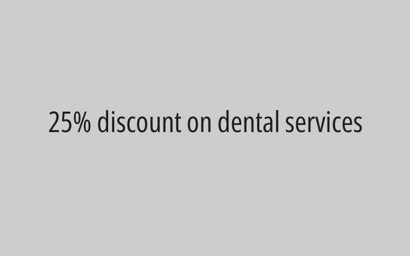 50% discount on medical examination