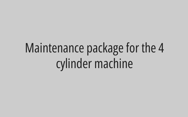 Changing the gear oil does not include the gear filter and the Cartier gearbox