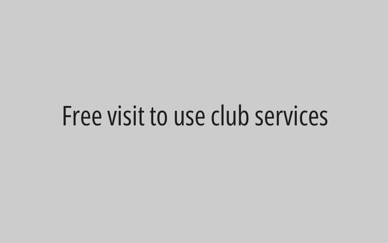Free visit to use club services