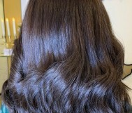 صبغة شعر لون غامق + استشوار بـ 189 ريال