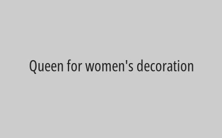 Queen for women's decoration