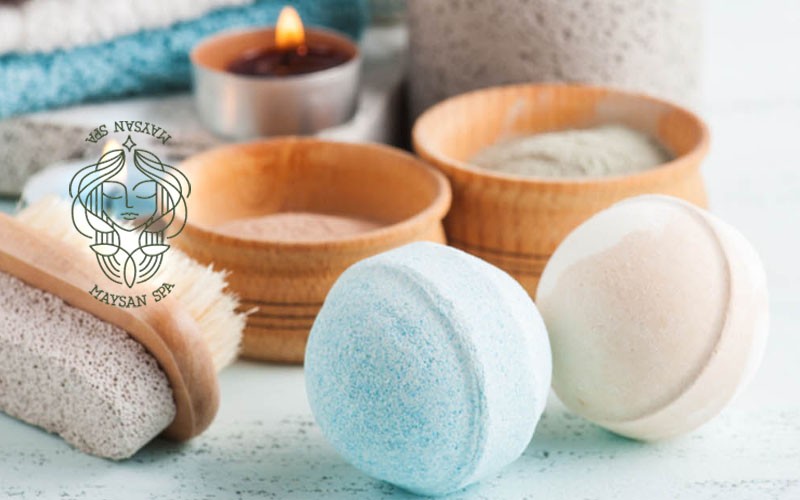 حمام مغربي كلاسك مع بدكير ومنكير مع لون اظافر يد مع ماسك للشعر